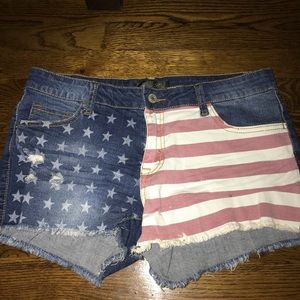 American flag shorts